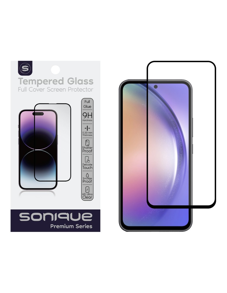 Hardy Glass Sonique Premium Series HD Full Cover 9H Samsung Galaxy A54 5G / Galaxy S23 FE Μαύρο