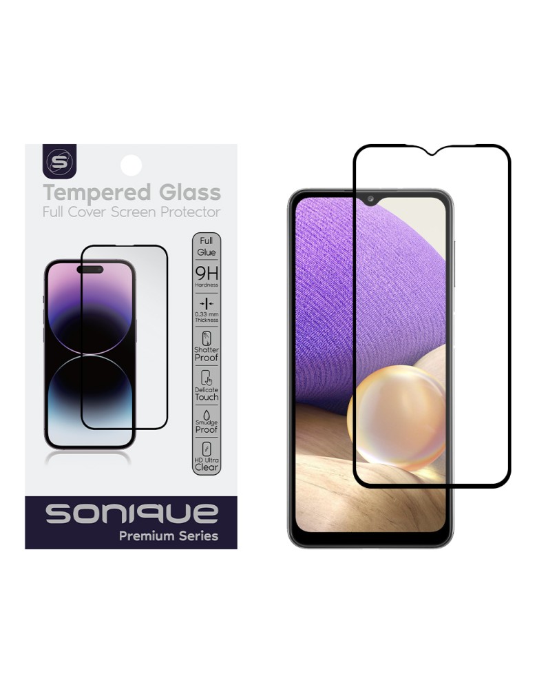 Hardy Glass Sonique Premium Series HD Full Cover 9H Samsung Galaxy A32 5G Μαύρο