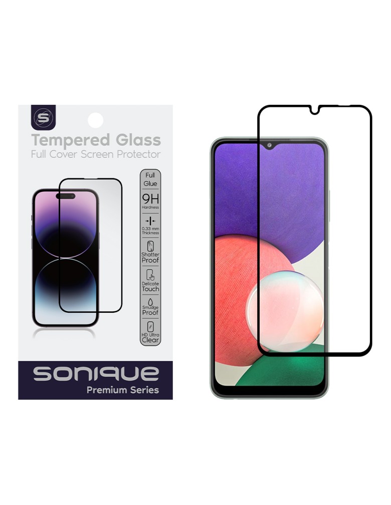 Hardy Glass Sonique Premium Series HD Full Cover 9H Samsung Galaxy A22 5G Μαύρο