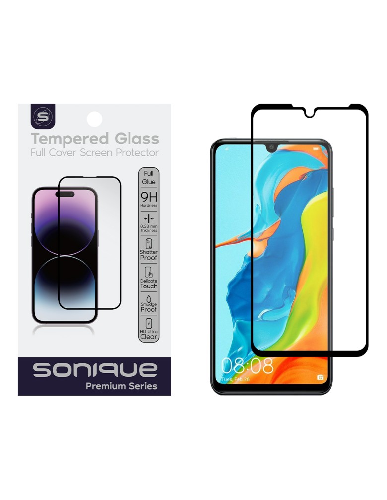 Hardy Glass Sonique Premium Series HD Full Cover 9H Huawei P30 Lite Μαύρο