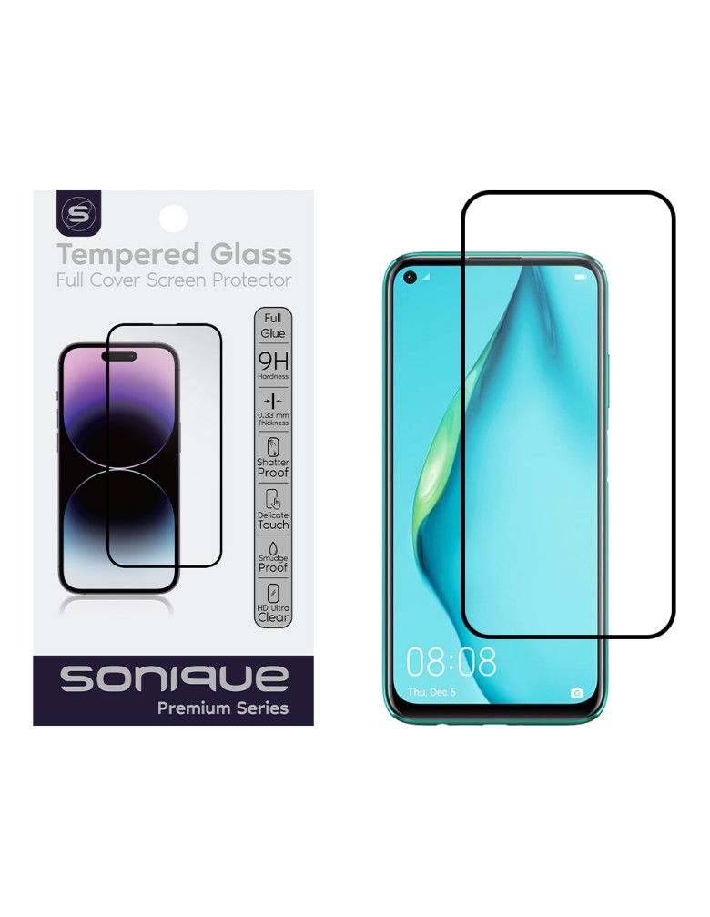 Hardy Glass Sonique Premium Series HD Full Cover 9H Huawei P40 Lite Μαύρο