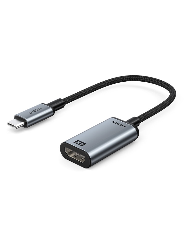 CABLETIME αντάπτορας USB-C σε HDMI CT-CMHF4K30-AG, 4K/30Hz, γκρι