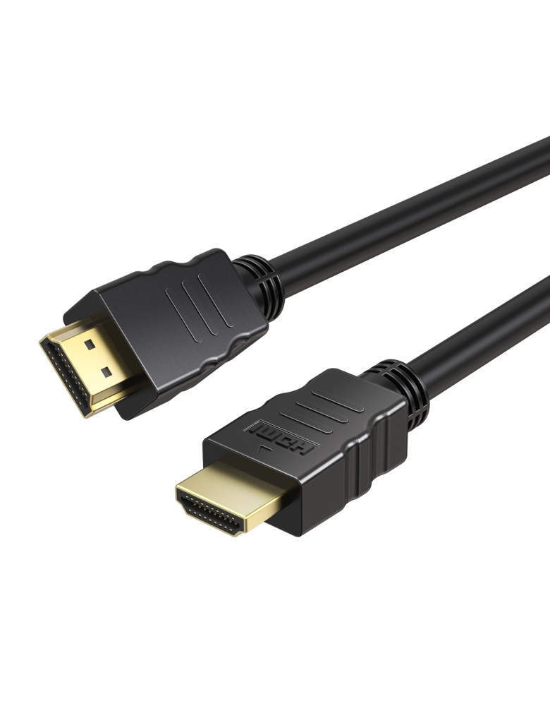 CABLETIME καλώδιο HDMI CT-HE19G με Ethernet, 4K/60Hz, 18 Gbps, 0.5m, μαύρο