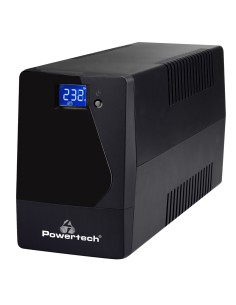 POWERTECH UPS Line Interactive PT-850LCD με οθόνη, 850VA,...