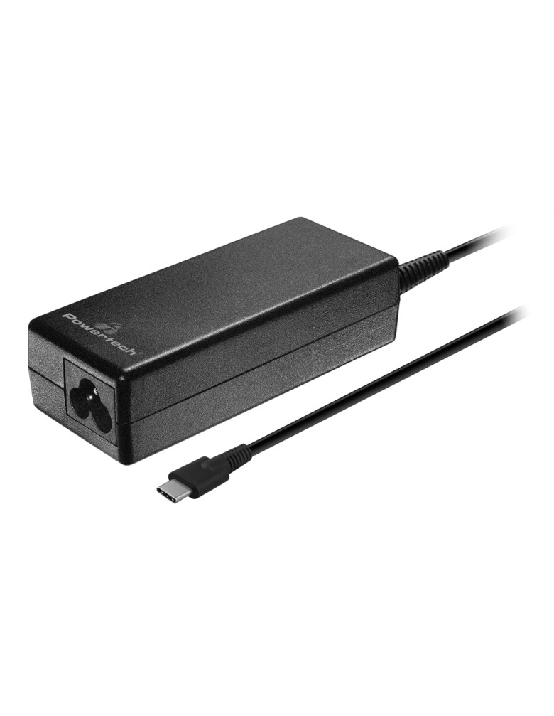 POWERTECH φορτιστής laptop PT-1319, USB-C PD 3.0, universal, 65W, μαύρος