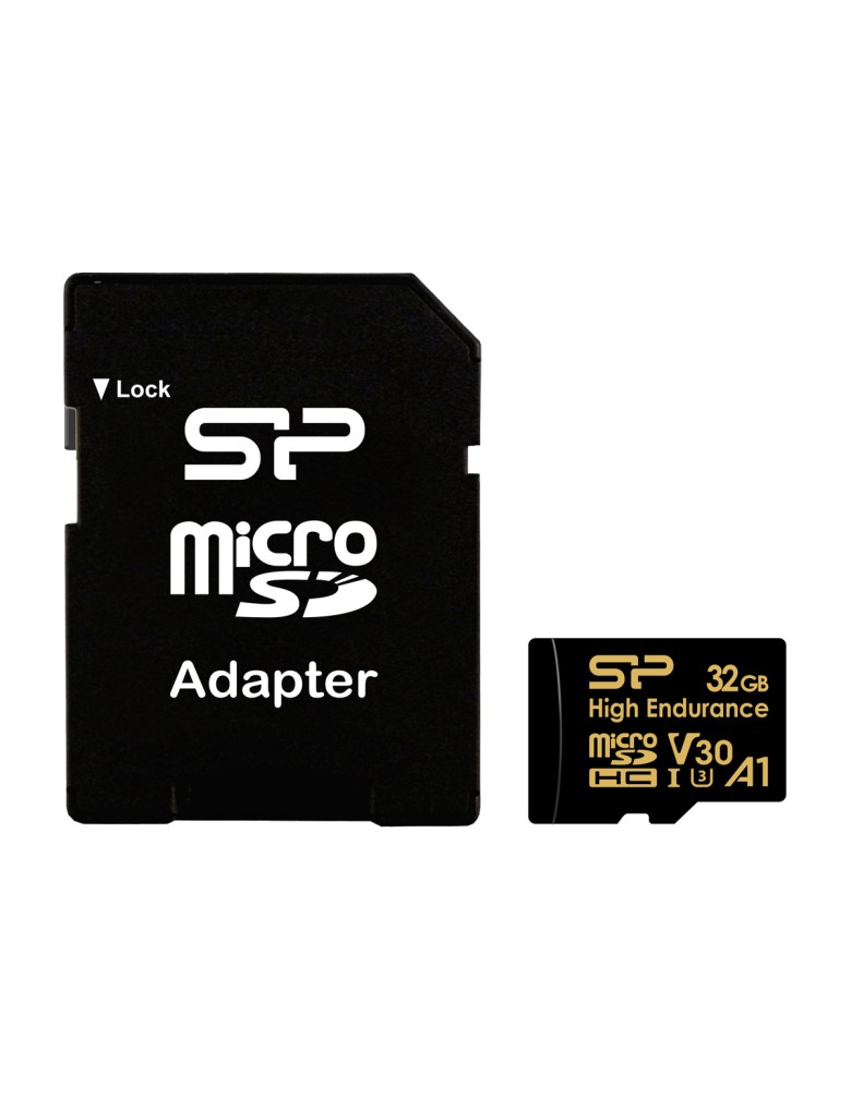 SILICON POWER κάρτα μνήμης microSDHC High Endurance, 32GB, Class 10 UHS-I U3 A1 V30