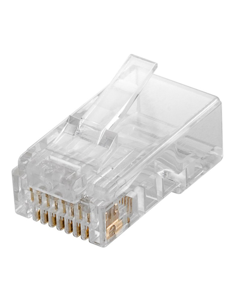 GOOBAY βύσμα RJ45 72500, CAT 5e UTP, διάφανο, 10τμχ