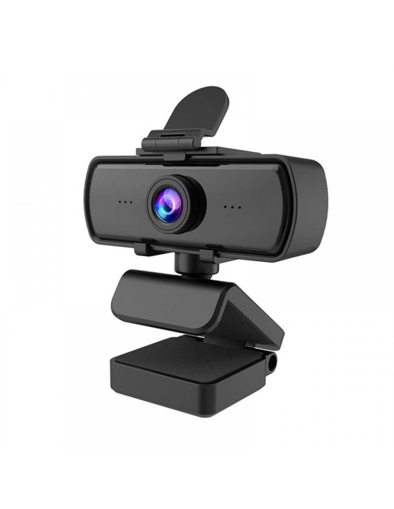 Web Camera 2K HD 1440P Με Ενσωματωμένο Μικρόφωνο Black