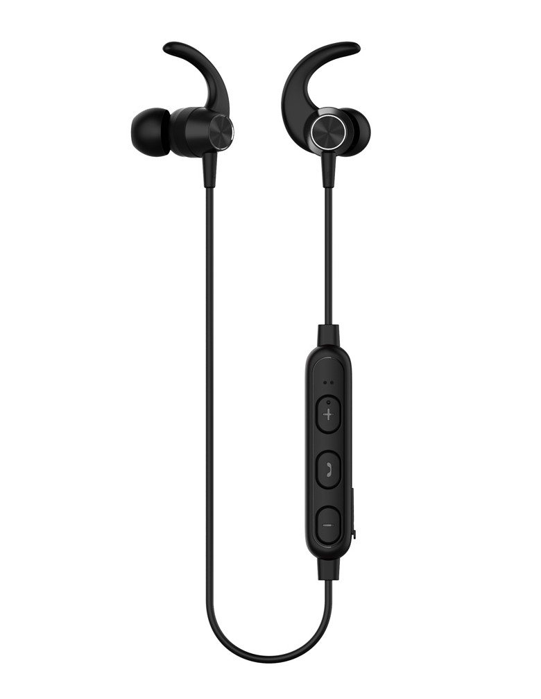 YISON earphones E14 με μαγνήτη, Bluetooth, 10mm, 65mAh, μαύρα