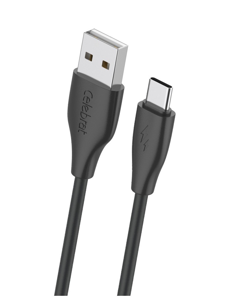 CELEBRAT καλώδιο USB-C σε USB CB-31A, 15W, 480Mbps, 1m, μαύρο