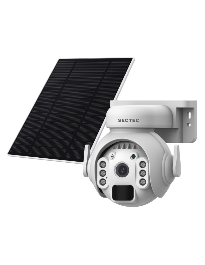 SECTEC smart ηλιακή κάμερα ST-515C-3M-5W, 3MP, WiFi, SD, PTZ, IP65